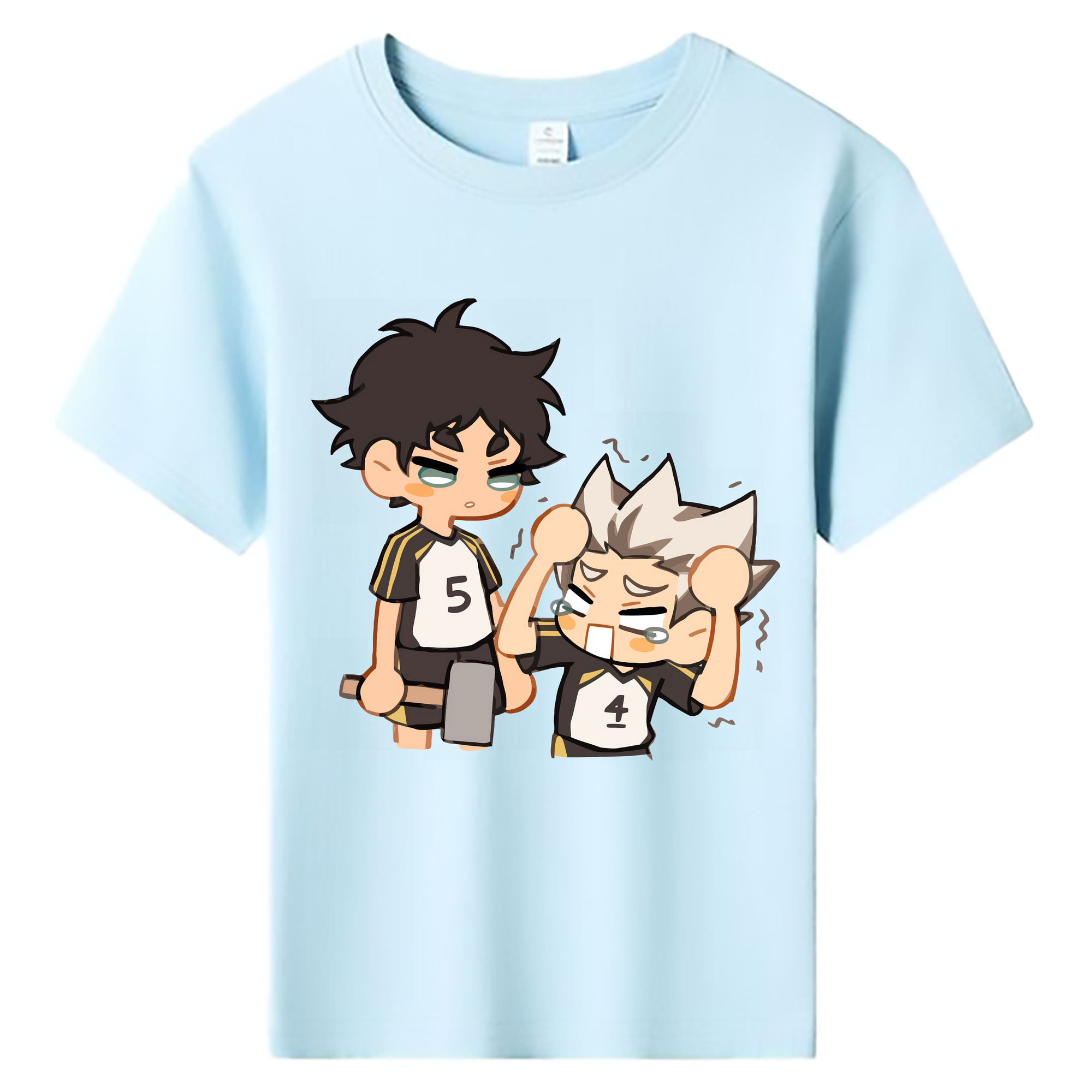 （画像用） ハイキュー!! Haikyu!! 綿100％キッズTシャツ（フロントプリント）
